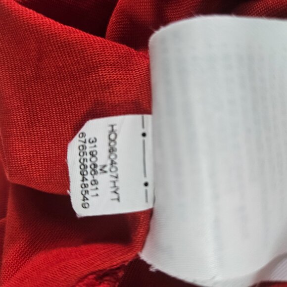 Nike Fit Dry Men's Size M Manchester United T Shirt Red Old Trafford Map On Back - Picture 16 of 16